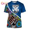 NRL Canterbury-Bankstown Bulldogs Custom Name Number Indigenous NAIDOC Week T-Shirt