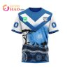 NRL Canterbury-Bankstown Bulldogs Custom Name Number Nature Jersey T-Shirt