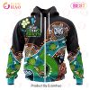 NRL Canterbury-Bankstown Bulldogs Custom Name Number Special Design NAIDOC Zip Up Hoodie