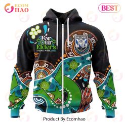 NRL Canterbury-Bankstown Bulldogs Custom Name Number Special Design NAIDOC Zip Up Hoodie