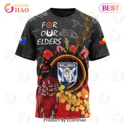NRL Canterbury-Bankstown Bulldogs Custom Name Number Special Edition NAIDOC T-Shirt