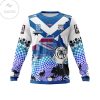 NRL Canterbury-Bankstown Bulldogs Custom Name Number Special Style Sweatshirt