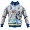 NRL Canterbury-Bankstown Bulldogs Custom Name Number x Bluey Jersey Pullover Hoodie