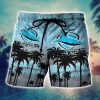 NRL Cronulla-Sutherland Sharks Coconut Trees Men Beach Shorts