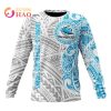 NRL Cronulla-Sutherland Sharks Custom Name Indigenous Sweatshirt