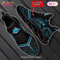 Alternative view of NRL Cronulla-Sutherland Sharks Custom Name New Hot 2023 Max Soul Shoes V2