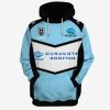 NRL Cronulla-Sutherland Sharks Custom Name Number 2019 Home Jersey Pullover Hoodie