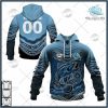 NRL Cronulla-Sutherland Sharks Custom Name Number 2022 Indigenous Fishing Jersey Pullover Hoodie