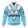 NRL Cronulla-Sutherland Sharks Custom Name Number 2023 Heritage Jersey Pullover Hoodie