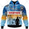 NRL Cronulla-Sutherland Sharks Custom Name Number 2023 Indigenous Jersey Pullover Hoodie