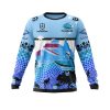 NRL Cronulla-Sutherland Sharks Custom Name Number Australia’s Day Sweatshirt