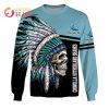 NRL Cronulla-Sutherland Sharks Custom Name Number Native Skull Sweatshirt