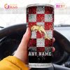 NRL Dolphins Custom Name Gold Logo Tumbler