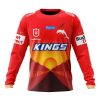 NRL Dolphins Custom Name Number 2023 ANZAC Day Jersey Sweatshirt
