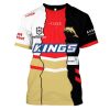 NRL Dolphins Custom Name Number 2023 Mix Jersey T-Shirt