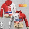 NRL Dolphins Custom Name Number 2023 Mix Jersey V2 Pullover Hoodie