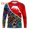 NRL Dolphins Custom Name Number 2023 NAIDOC Week Sweatshirt
