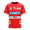 NRL Dolphins Custom Name Number 2023 Training Red Jersey T-Shirt
