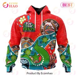 NRL Dolphins Custom Name Number NAIDOC Week For Our Elders Pullover Hoodie