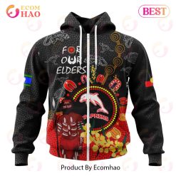 NRL Dolphins Custom Name Number Special Edition NAIDOC Zip Up Hoodie