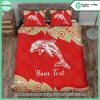 NRL Dolphins Custom Text Indigenous Doona Cover
