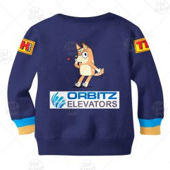 Alternative view of NRL Gold Coast Titans Bluey Kids Sweatshirt