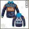 NRL Gold Coast Titans Custom Name Number 2020 ANZAC Day Jersey Pullover Hoodie