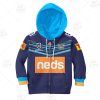 NRL Gold Coast Titans Custom Name Number 2020 Home Jersey Kids Zip Up Hoodie
