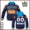 NRL Gold Coast Titans Custom Name Number 2020 Home Jersey Pullover Hoodie