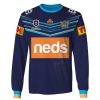 NRL Gold Coast Titans Custom Name Number 2020 Home Jersey Sweatshirt