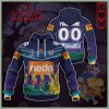 NRL Gold Coast Titans Custom Name Number 2020 The Simpson Halloween Jersey Pullover Hoodie