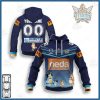 NRL Gold Coast Titans Custom Name Number 2020 x Bluey Jersey Pullover Hoodie