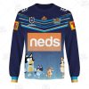 NRL Gold Coast Titans Custom Name Number 2020 x Bluey Jersey Sweatshirt