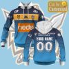 NRL Gold Coast Titans Custom Name Number 2021 Home Jersey Pullover Hoodie