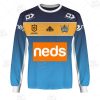 NRL Gold Coast Titans Custom Name Number 2021 Home Jersey Sweatshirt