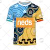 NRL Gold Coast Titans Custom Name Number 2021 On Field Indigenous Jersey T-Shirt