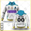 NRL Gold Coast Titans Custom Name Number 2022 Away Jersey Pullover Hoodie