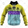 NRL Gold Coast Titans Custom Name Number 2022 Captains Run Tee Jersey Zip Up Hoodie