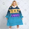 NRL Gold Coast Titans Custom Name Number 2022 Home Jersey Fleece Oodie
