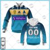 NRL Gold Coast Titans Custom Name Number 2022 Home Jersey Pullover Hoodie