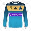 NRL Gold Coast Titans Custom Name Number 2022 Home Jersey Sweatshirt