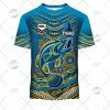 NRL Gold Coast Titans Custom Name Number 2022 Indigenous Fishing Jersey T-Shirt