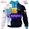 NRL Gold Coast Titans Custom Name Number 2023 Mix Jersey Pullover Hoodie
