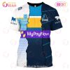 NRL Gold Coast Titans Custom Name Number 2023 Mix Jersey T-Shirt