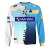 NRL Gold Coast Titans Custom Name Number 2023 Mix Jersey V2 Sweatshirt