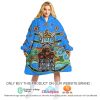 NRL Gold Coast Titans Custom Name Number Indigenous Fleece Oodie V5