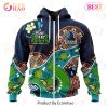 NRL Gold Coast Titans Custom Name Number Special Design NAIDOC Zip Up Hoodie