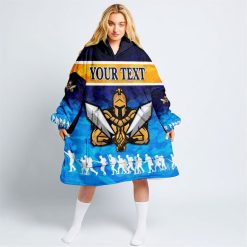 NRL Gold Coast Titans Custom Text ANZAC Day Fleece Oodie