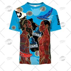 NRL Gold Coast Titans Pround 2022 NAIDOC Week T-Shirt