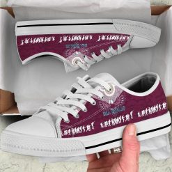 Alternative view of NRL Manly Warringah Sea Eagles ANZAC Day Indigenous Low Top Shoes